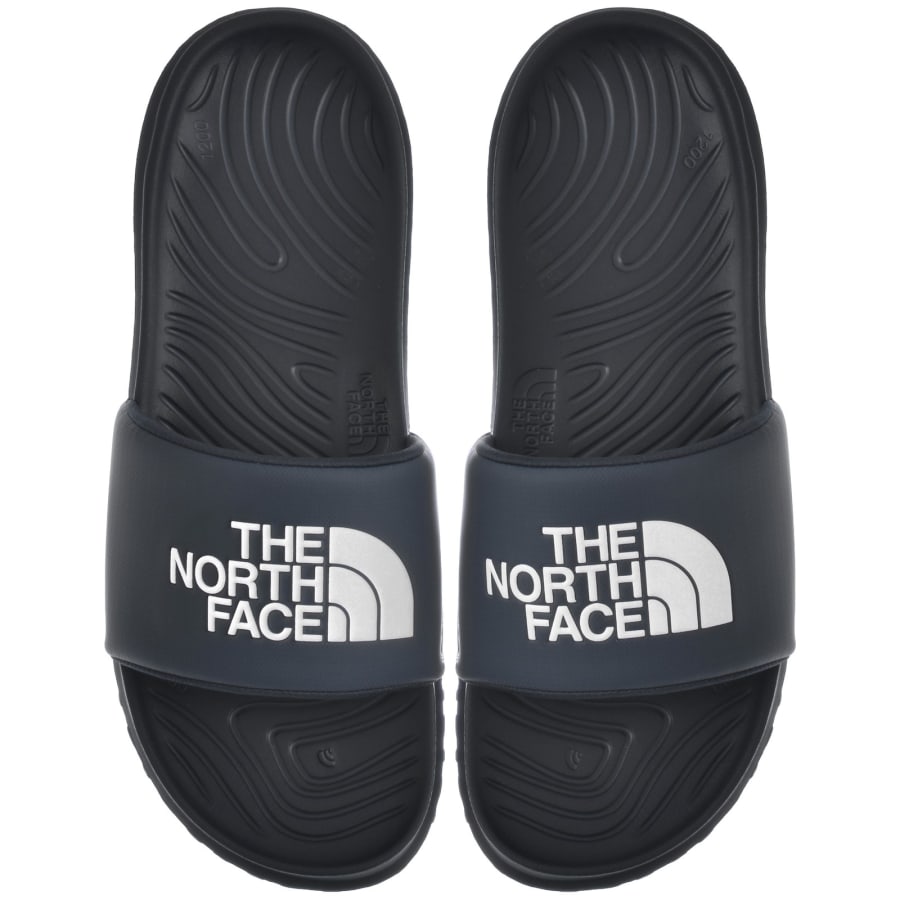 North face sliders white best sale
